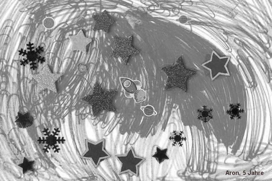 Zeichnung Space Sterne Zeichnung Space Sterne